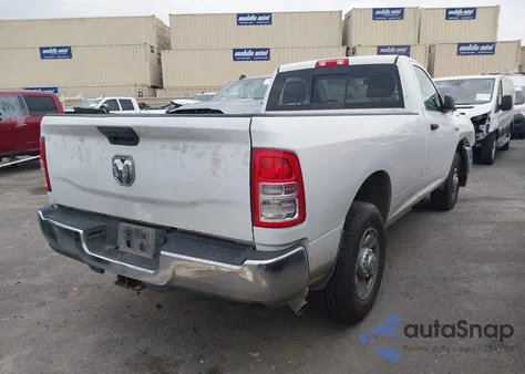 2022 Ram 2500 Tradesman 4X2 8' Box from USA, damaged, VIN 3C6MR4AJ1NG231506